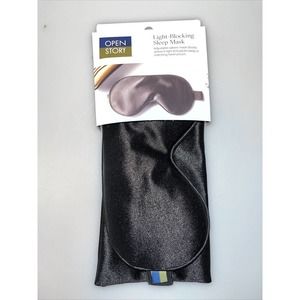Open Story Light-Blocking Sleep Mask Adjustable Sateen Mask With Travel Pouch‎